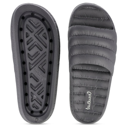 Men's Flip Flop Sliders  - WC8770 Dark Grey