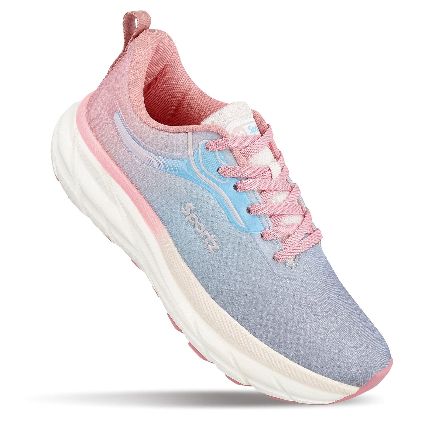 Women's Lace-up Sports Shoe - WS9917 Peach Sky