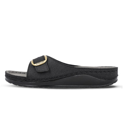 Women's Daily Wear Comfort Sandals - WLP73005 Black