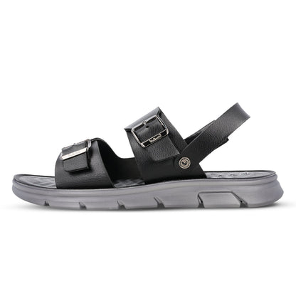 Walkaroo+ Men Sandals - WE1712 BLACK - Walkaroo Footwear