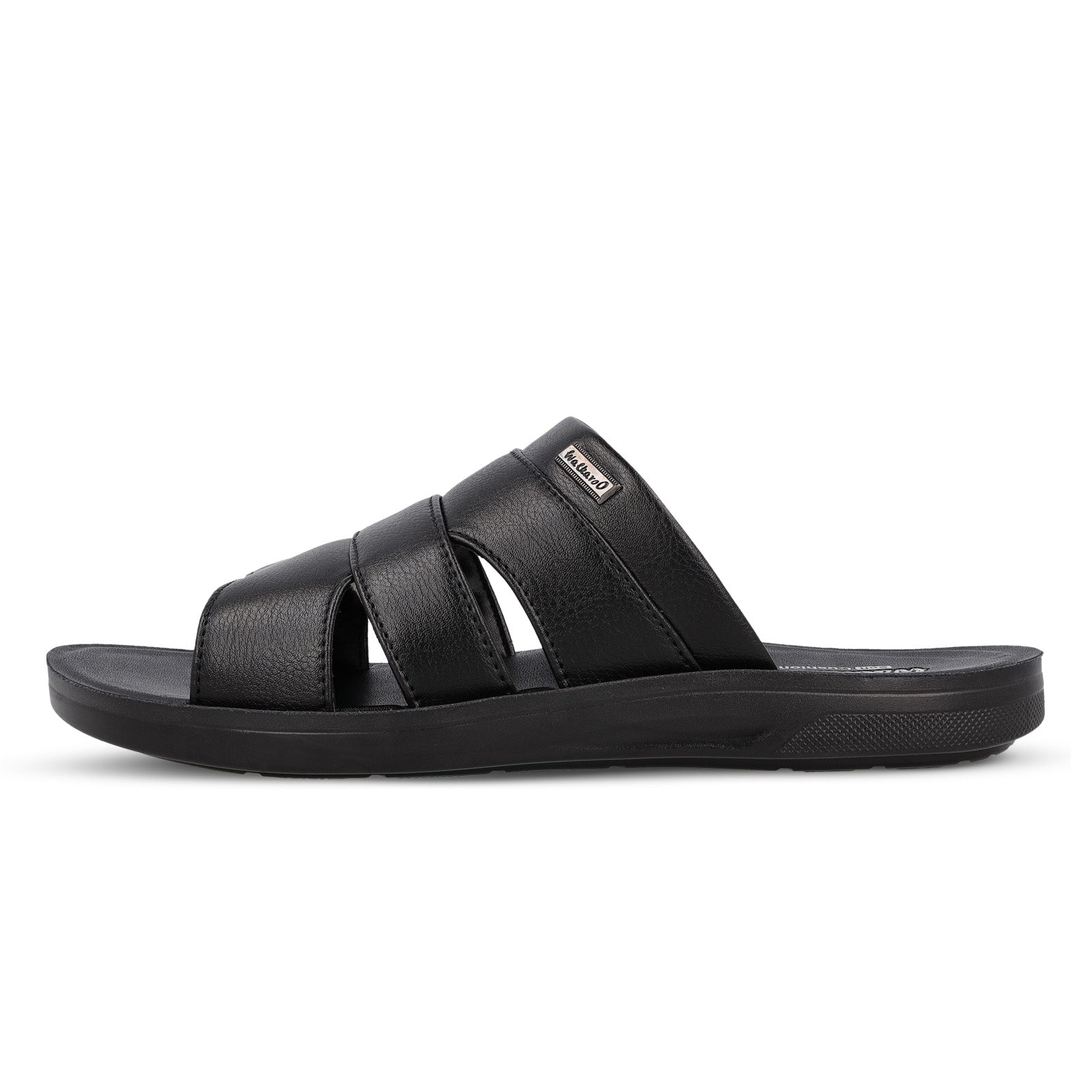 Walkaroo+ Men Sandals - WE1329 Black - Walkaroo Footwear