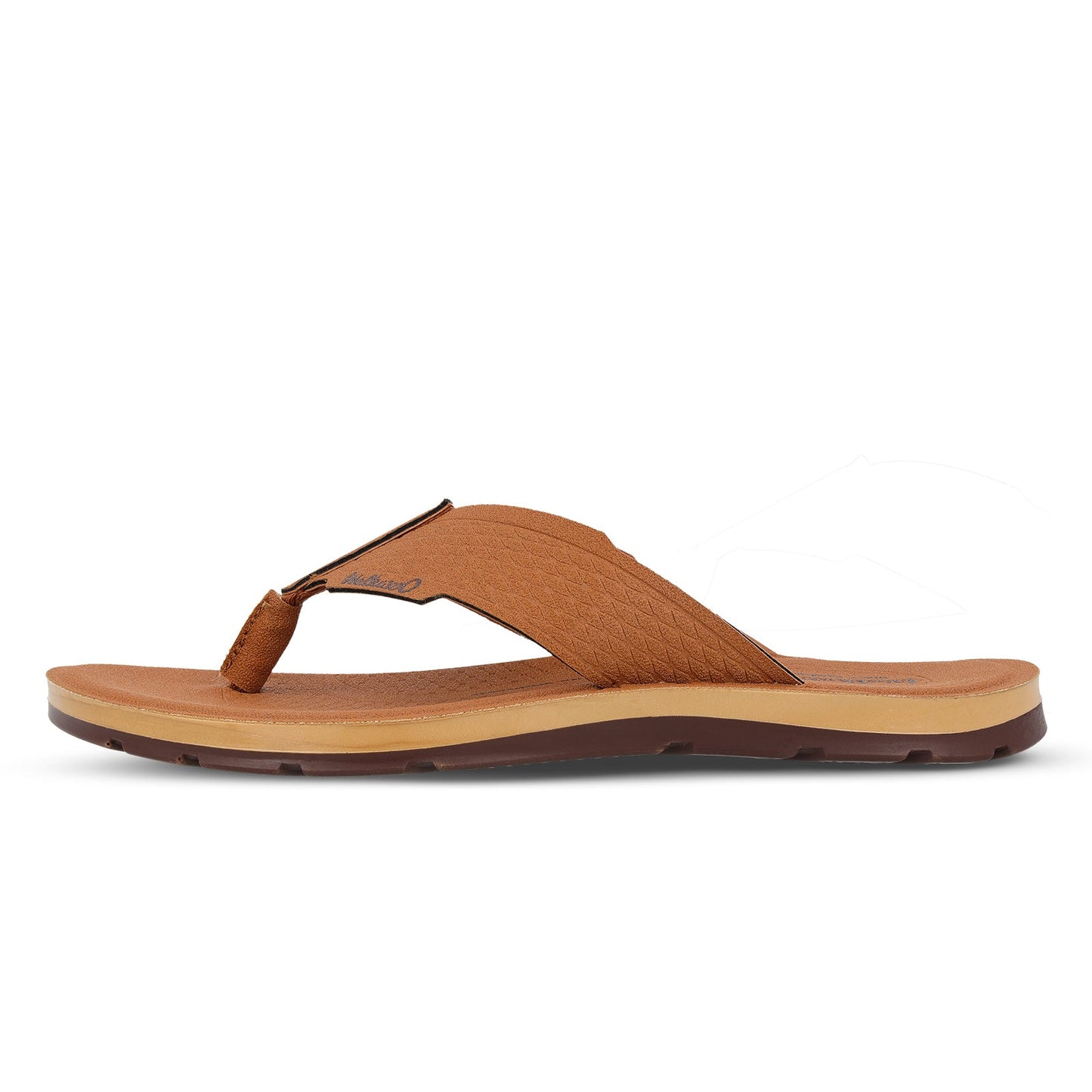 Men's Daily Wear V-Strap Sandals - WGP50022 Tan