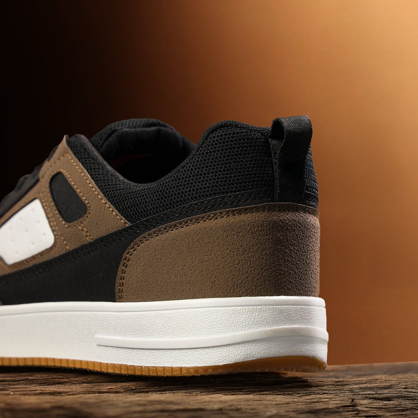 Men's Casual Sneakers - WY3344 Black Brown