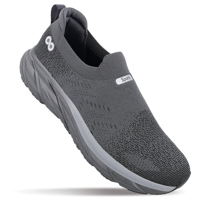 LOBER Men's Slip-on Walking Shoe - WS9139 Dark Grey