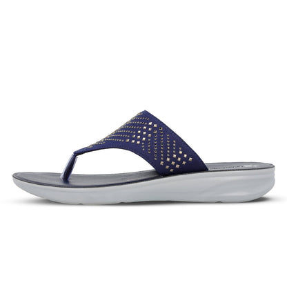 Women's Daily Wear Sandals  - WL7195 Navy Blue