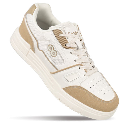 Men's Sports Sneakers - WY3489 White Beige