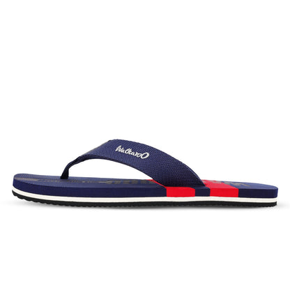 Men's Flip Flop Slippers - WC4257 Navy Blue Red