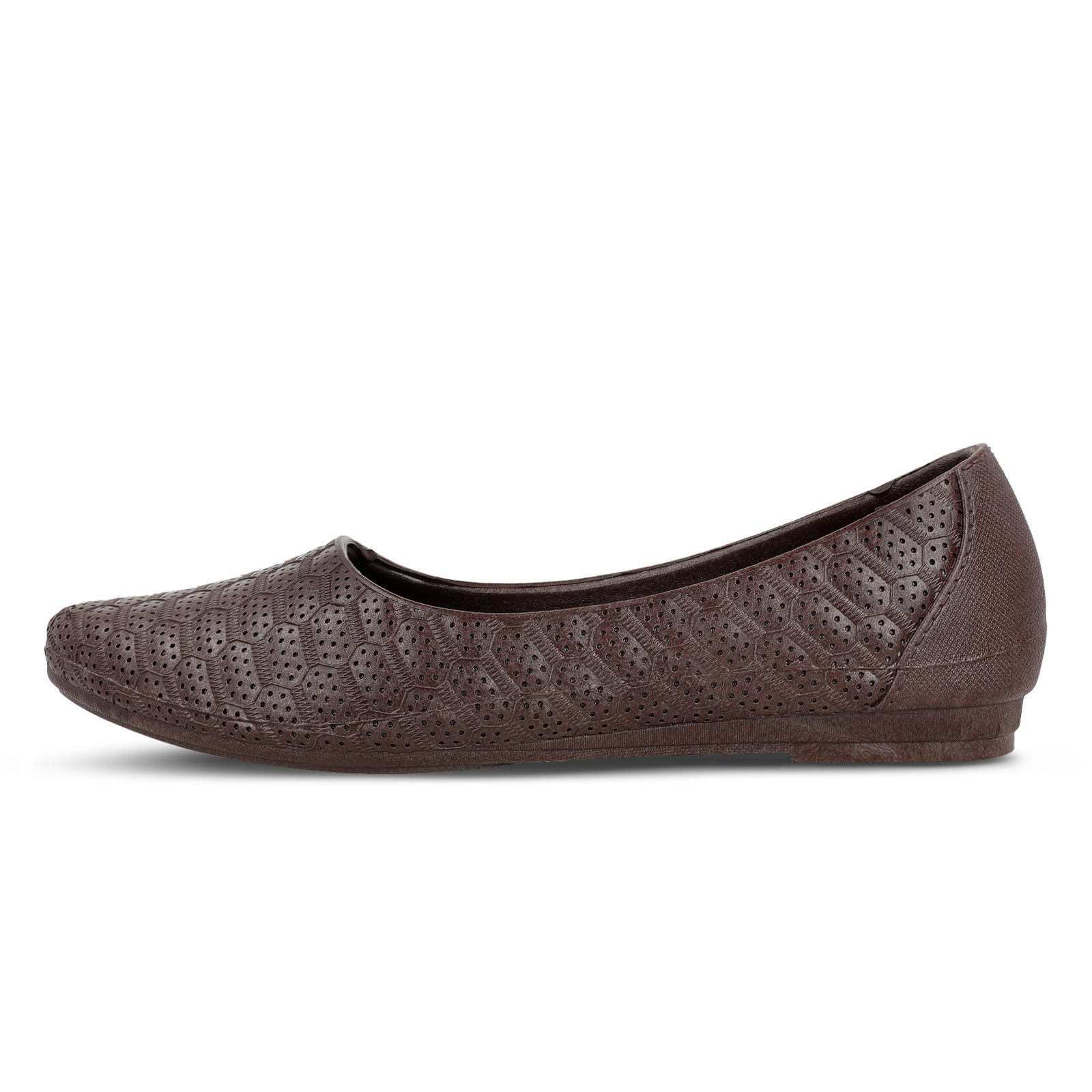 Walkaroo Go Womens Melange Belly Shoes - 12801 Brown - Walkaroo Footwear