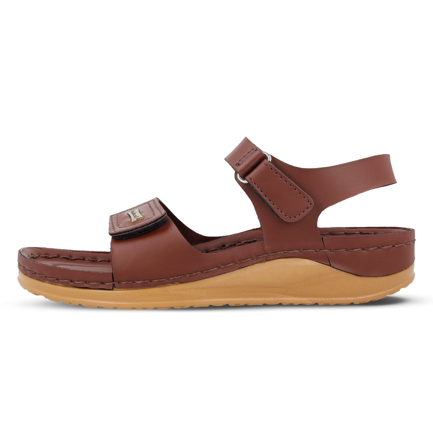 Women's Daily Wear Comfort Sandals - WLP77017 Brown
