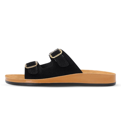 Women's Daily Wear Sandals - WE2362 Black Beige