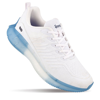 Men's Lace-up Walking Shoe - WS9101 White