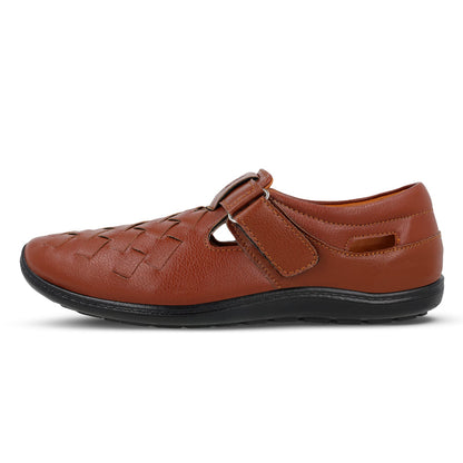 Walkaroo Roman Sandals Mens - WF6261 Brown