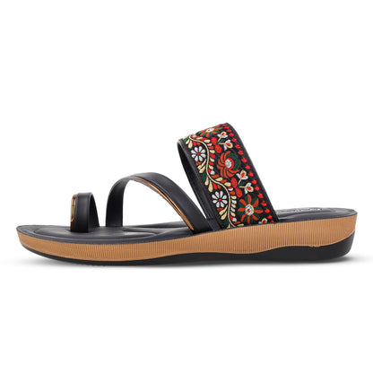 Women's Wedge Heel Sandals  - WLP72063 Black