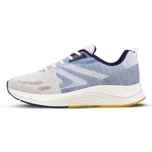 Walkaroo Men Sports Shoe - WS9109 Beige Blue - Walkaroo Footwear