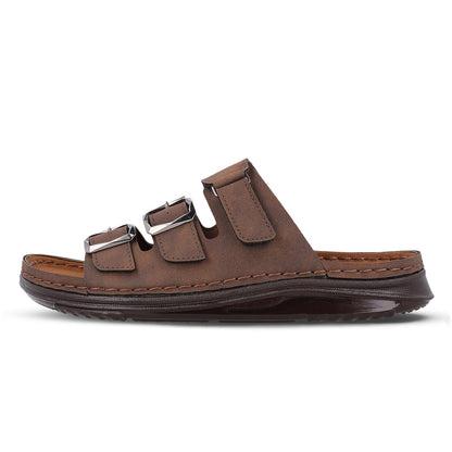 Men's Daily Wear Comfort Sandals - WGP53053 Brown
