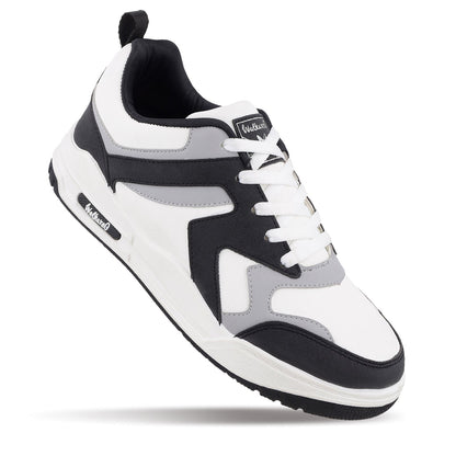 Men's Two-Tone Sneakers -  WY3478 White Black