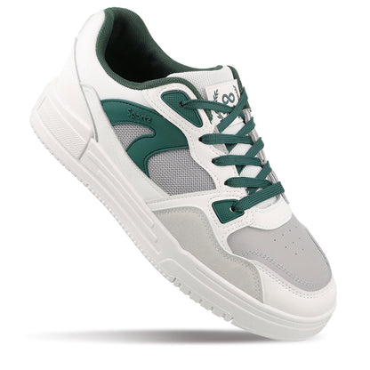 Men's Sports Sneakers - WY3499 White Green