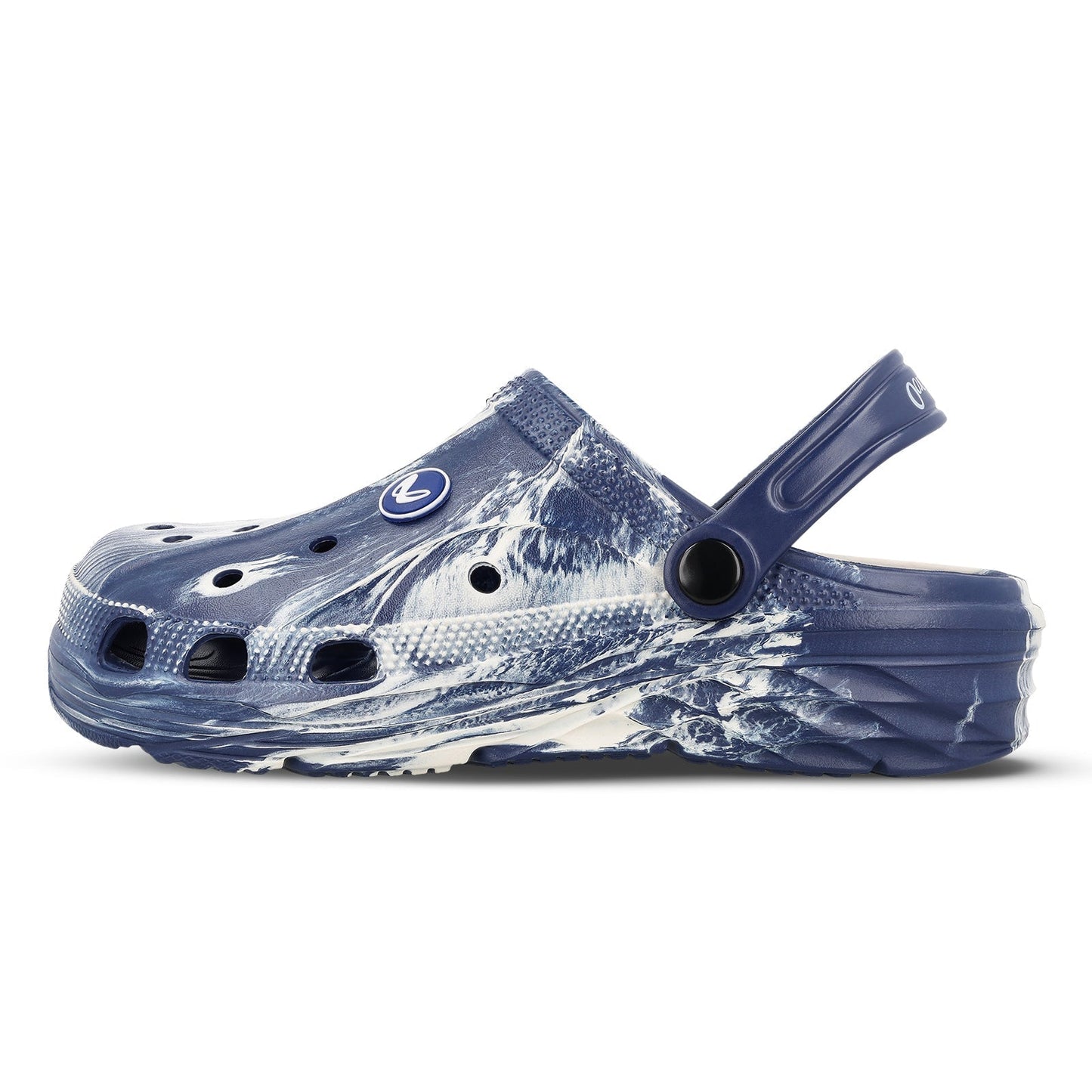 Walkaroo Mens Clogs  - WC8739 Blue White