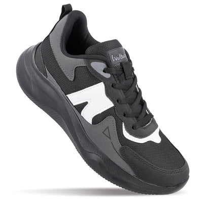 Men's Lace-up Sports Shoes - WS3122 Black Grey
