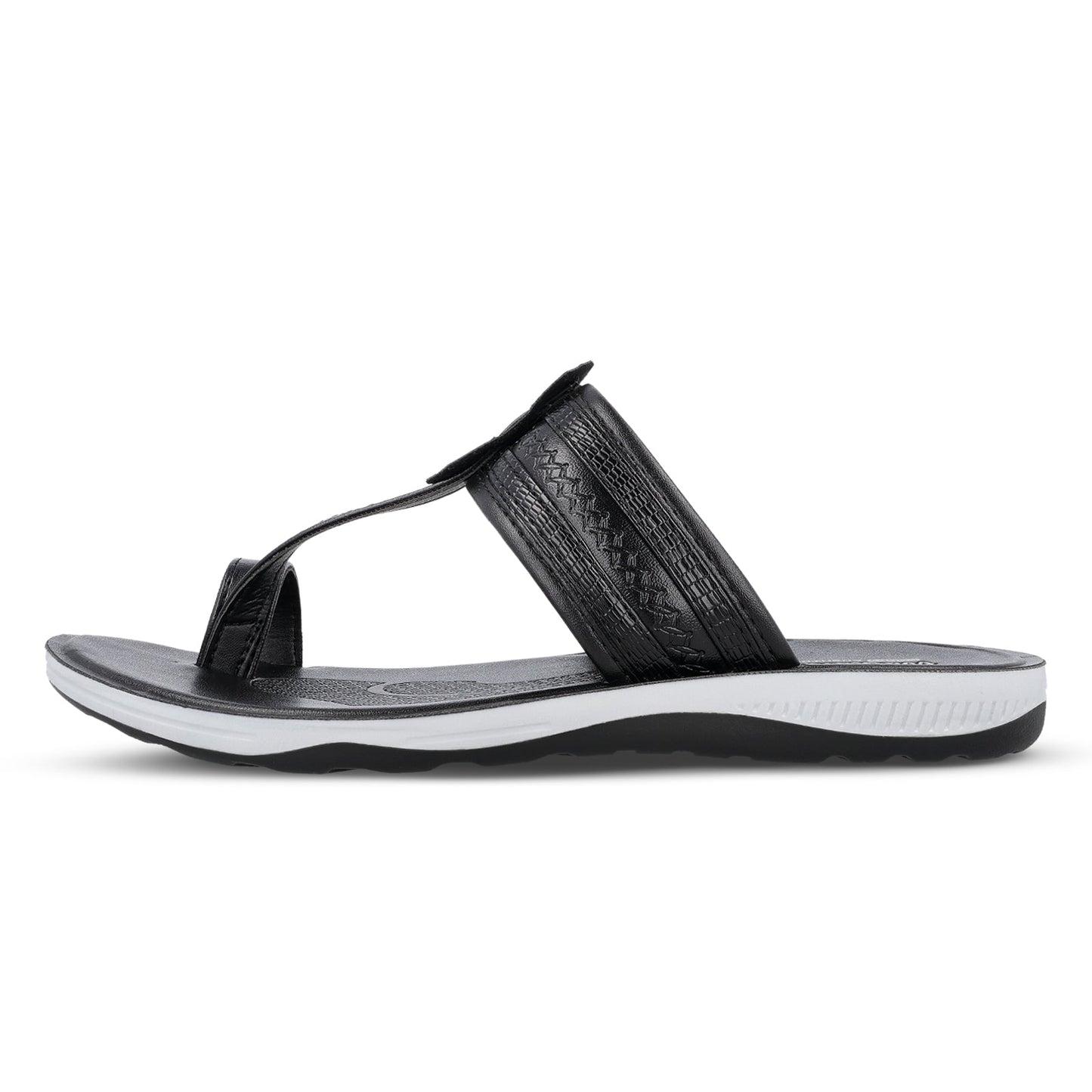 WALKAROO+ MEN SANDALS - WE1343 BLACK - Walkaroo Footwear