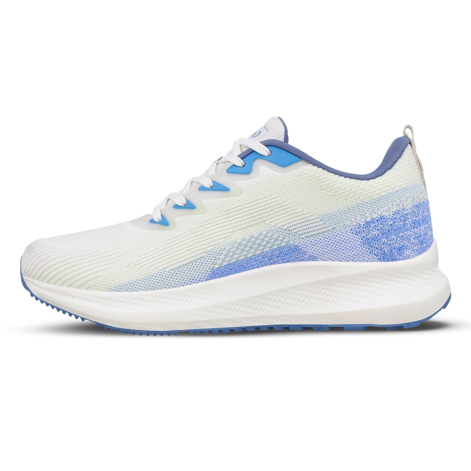 Walkaroo Men Sports Shoe - WS9114 White Blue - Walkaroo Footwear