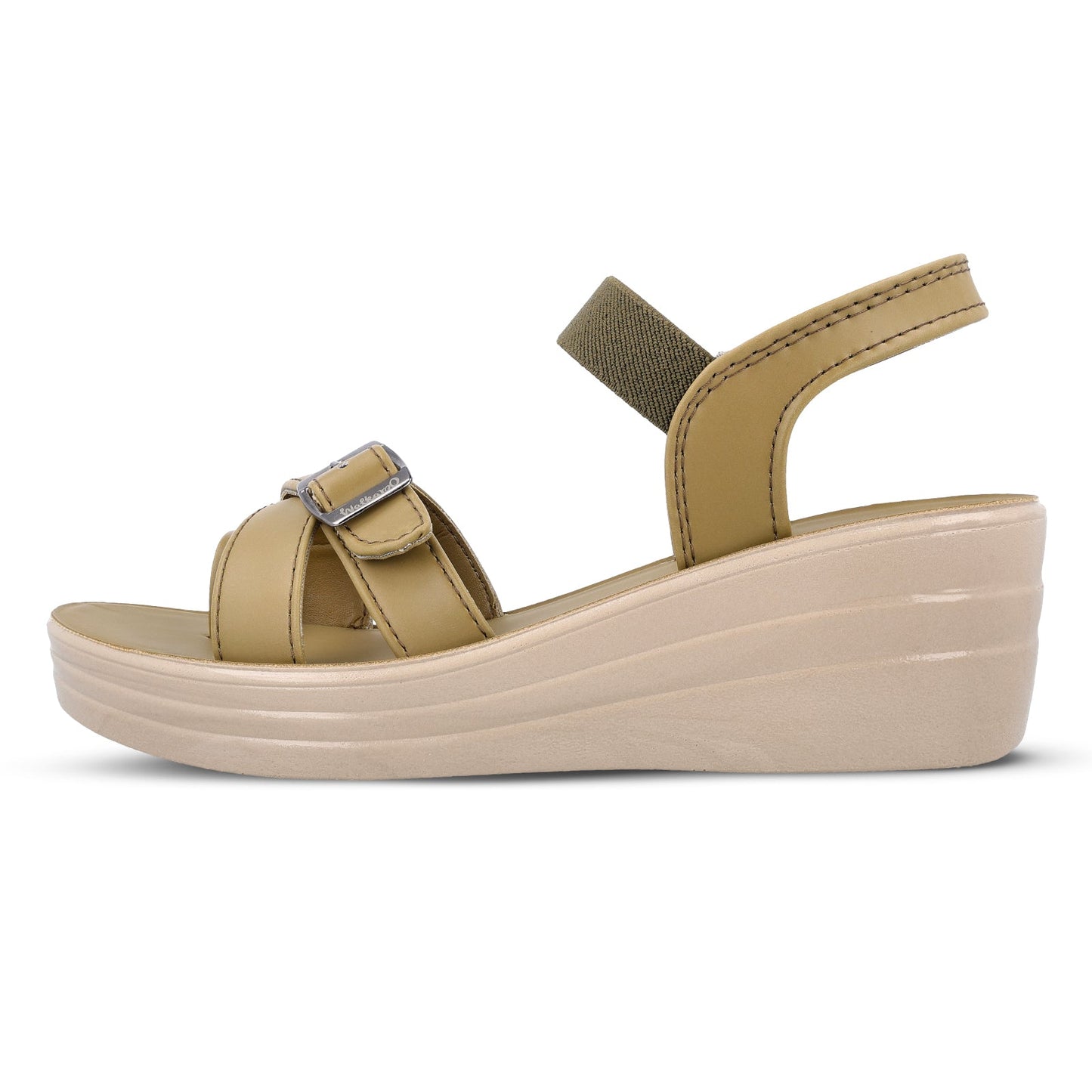 Women's Wedge Heel Sandals  - WLP78012 Cocoon Green