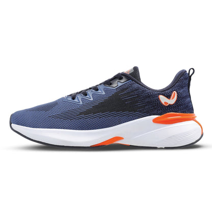 Walkaroo Running Shoes for Men - WS9092 Navy Blue orange - Walkaroo Footwear