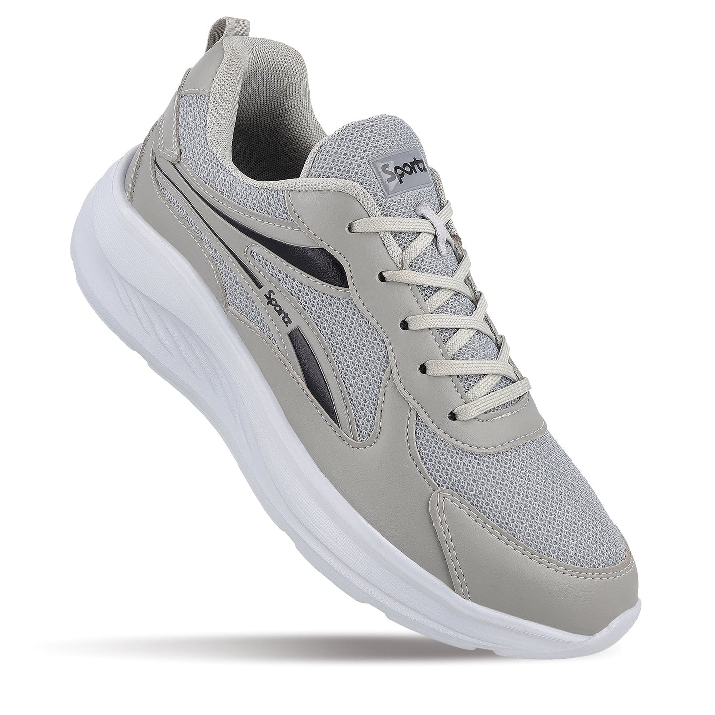 Men's Lace-up Sports Shoe - WS9628 Light Grey