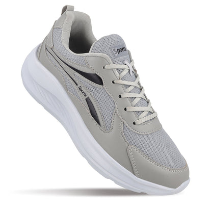 Men's Lace-up Sports Shoe - WS9628 Light Grey