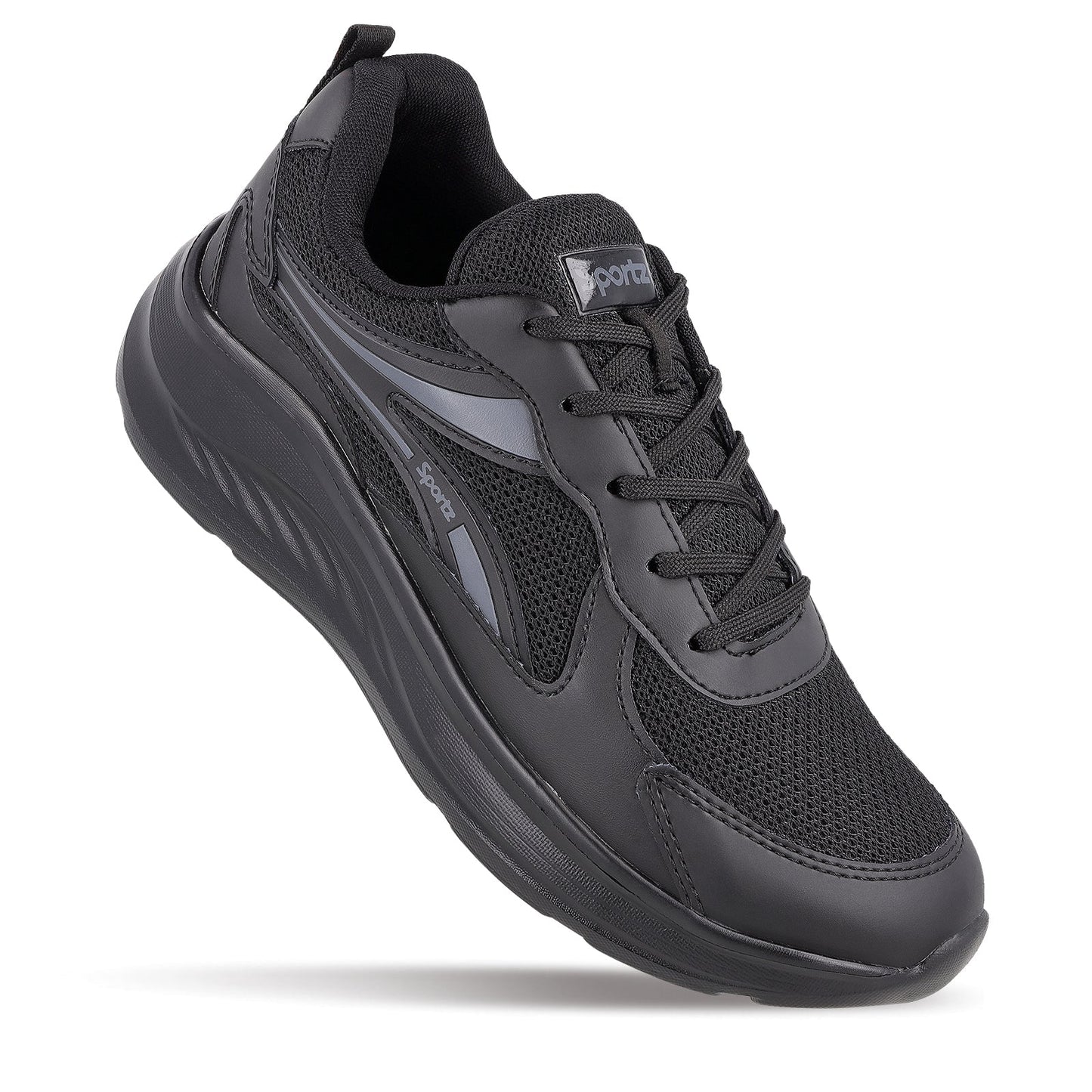 Men's Lace-up Sports Shoe - WS9628 Black