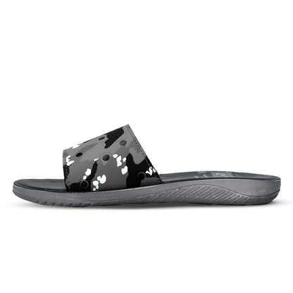 Walkaroo+ Men Slider - WE1324 Black - Walkaroo Footwear