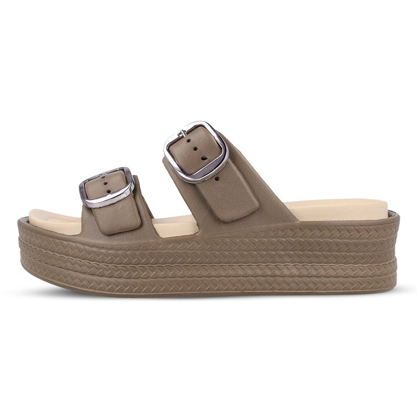 Women's Daily Wear Sandals - MI602 Brown Beige