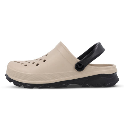 Men's Clogs  - WC8844 Greige Black