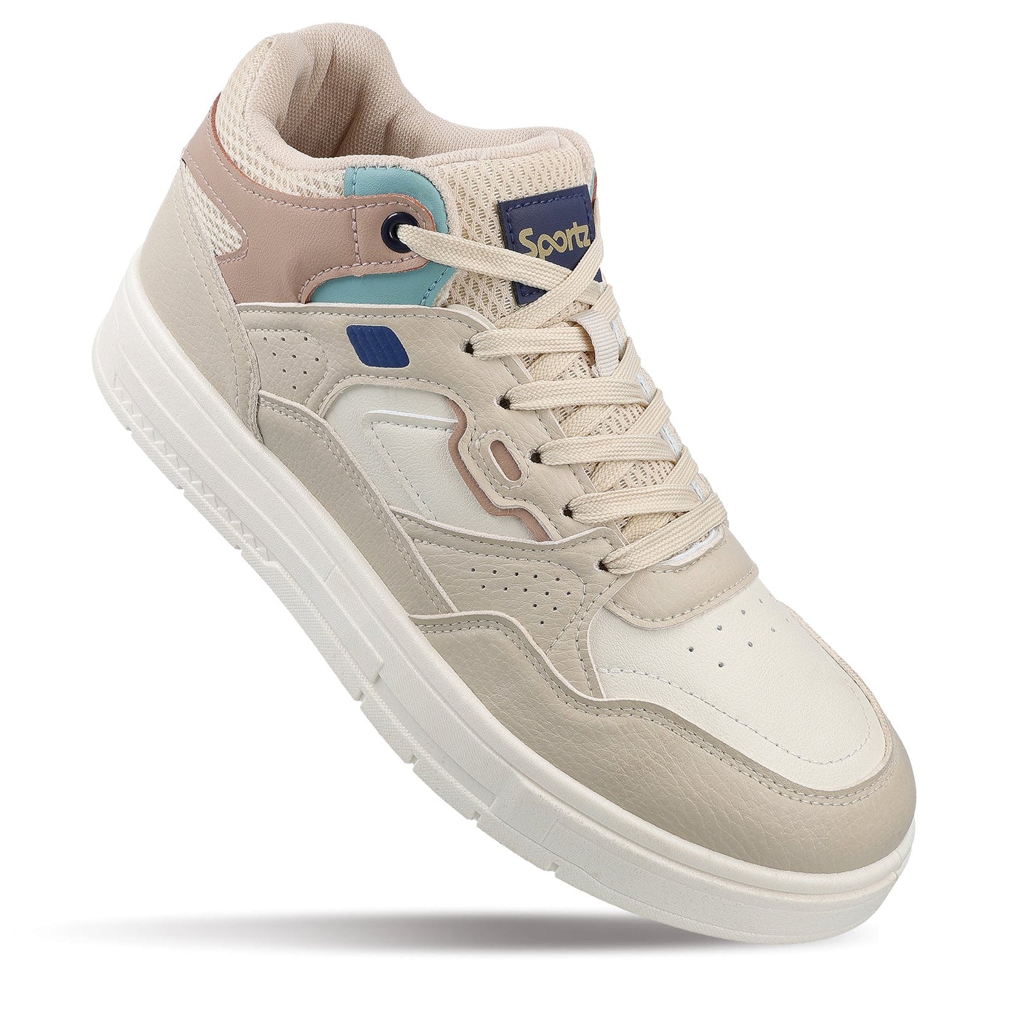 Men's Sports Sneakers - WY3485 White Beige