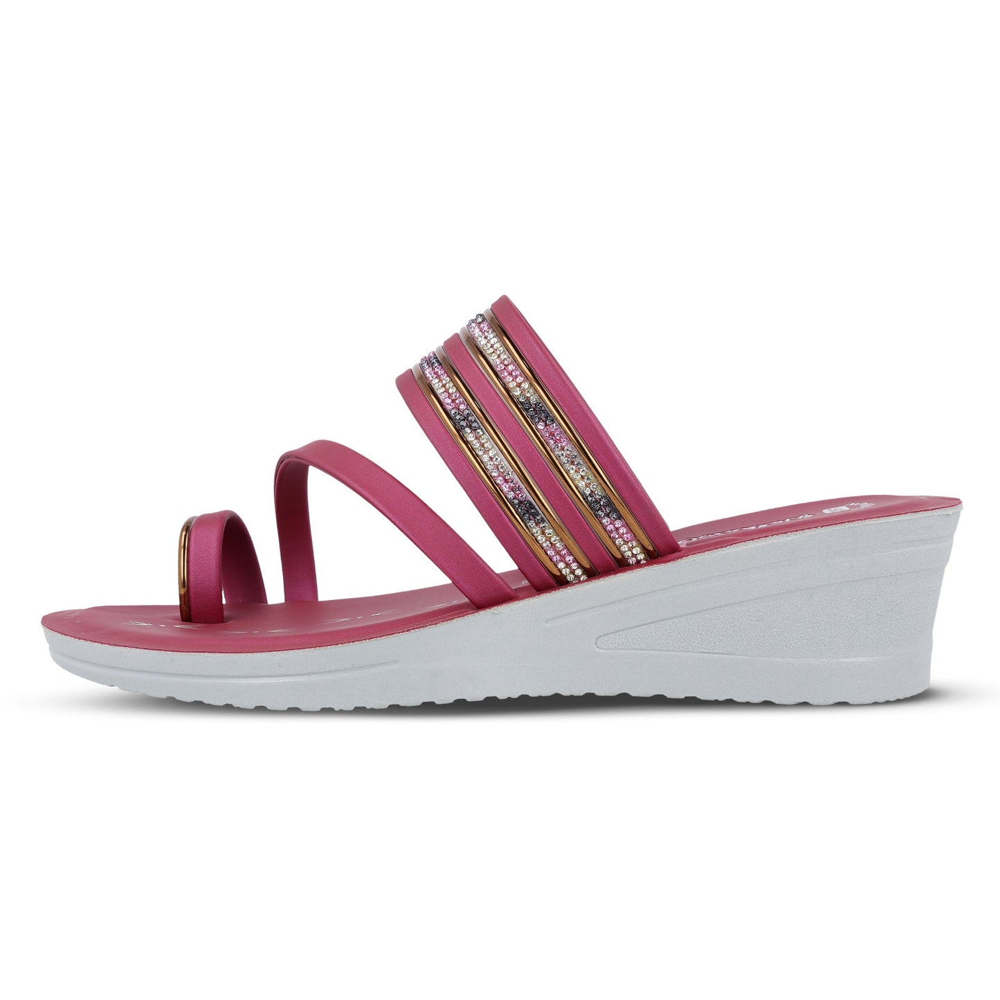Women's Daily Wear Sandal - WLR72013 Maroon
