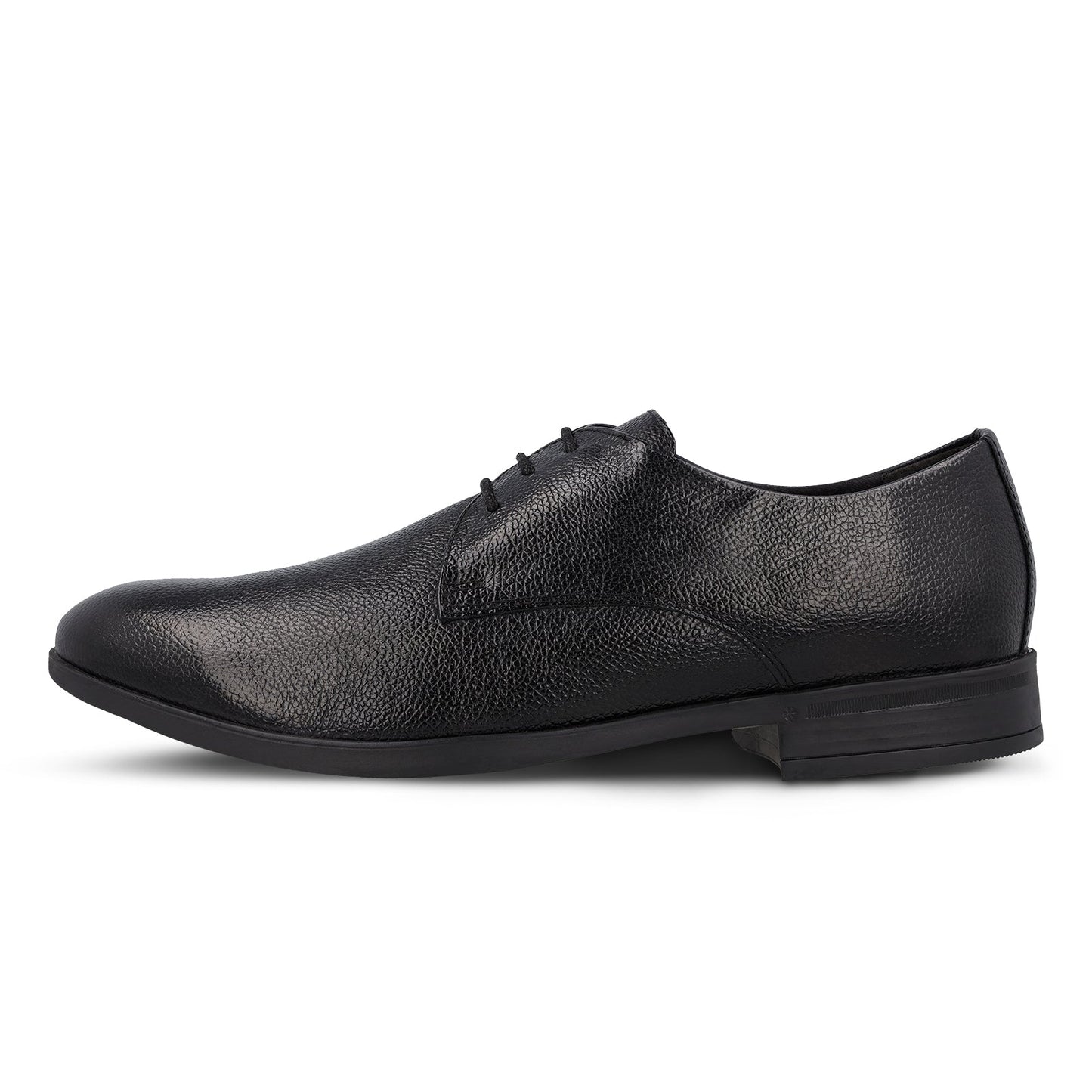 Men's Leather formals Shoes - WF6051 Black