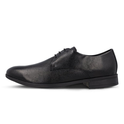 Men's Leather formals Shoes - WF6051 Black