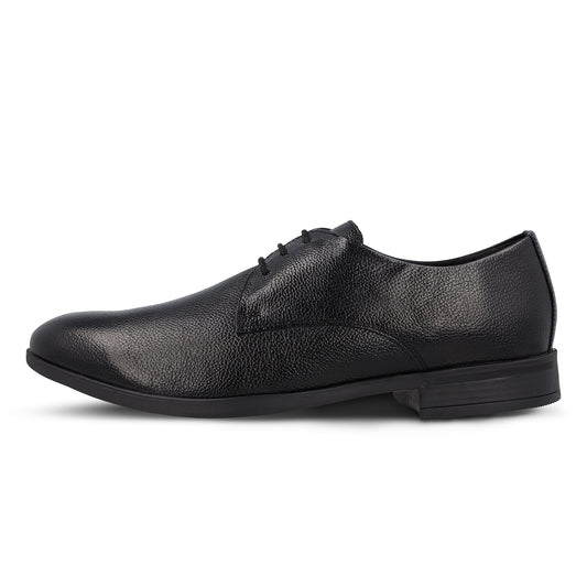 Men's Leather formals Shoes - WF6051 Black