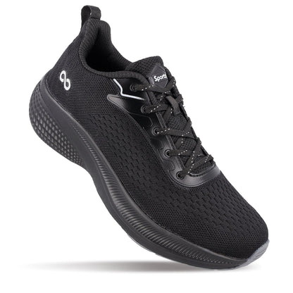 Men's Lace-up Sports Shoes - SGE21012 Black