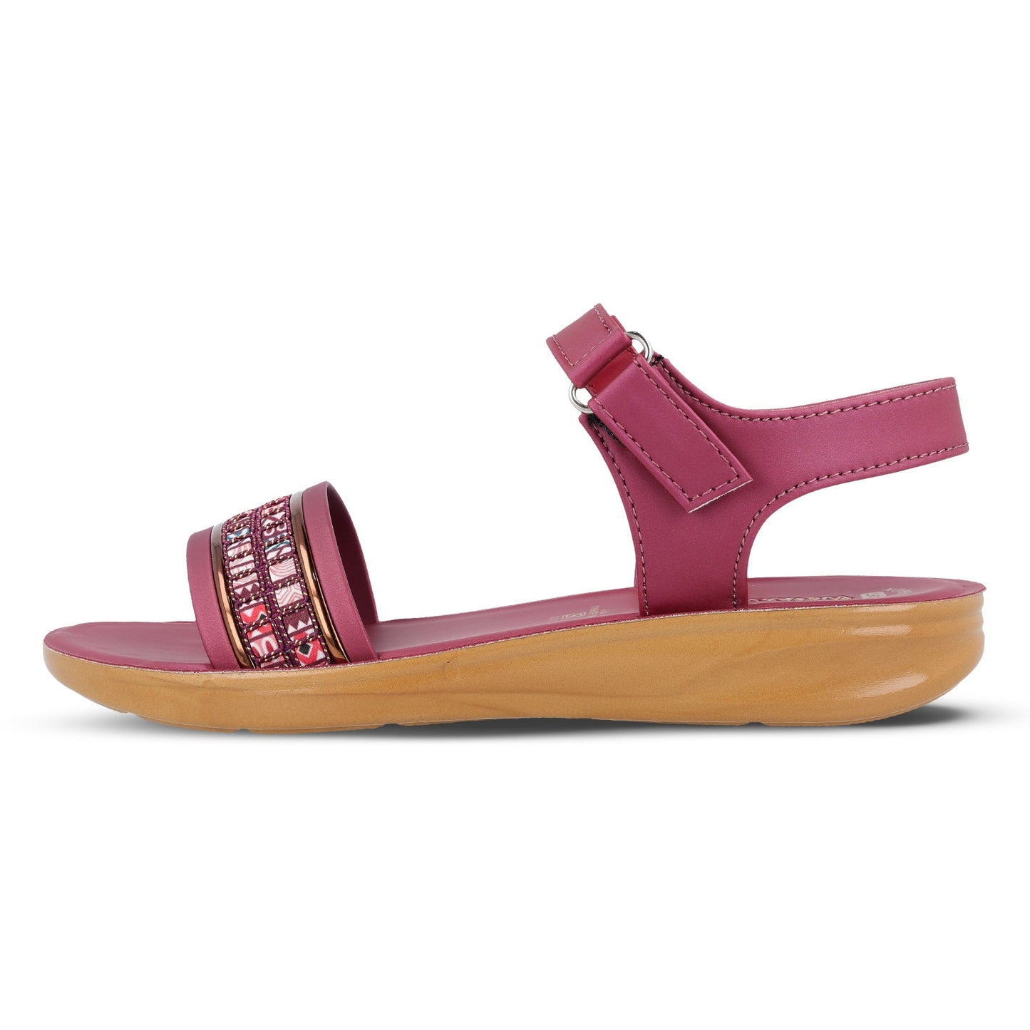 Women's Daily Wear Sandals  - WLR77015 Maroon