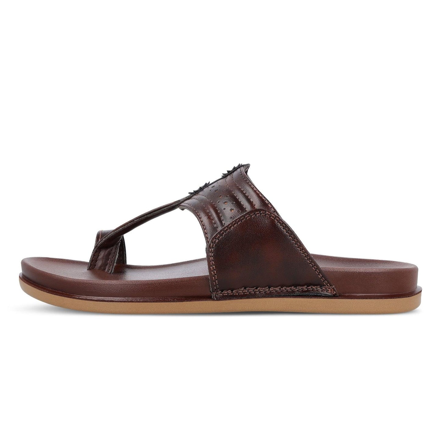 Men's  Traditional Chappal - WE1351 Brown