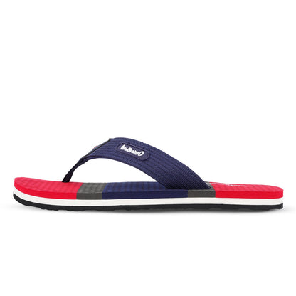 Men's Flip Flop Slippers - WC6621 Navy Blue Red