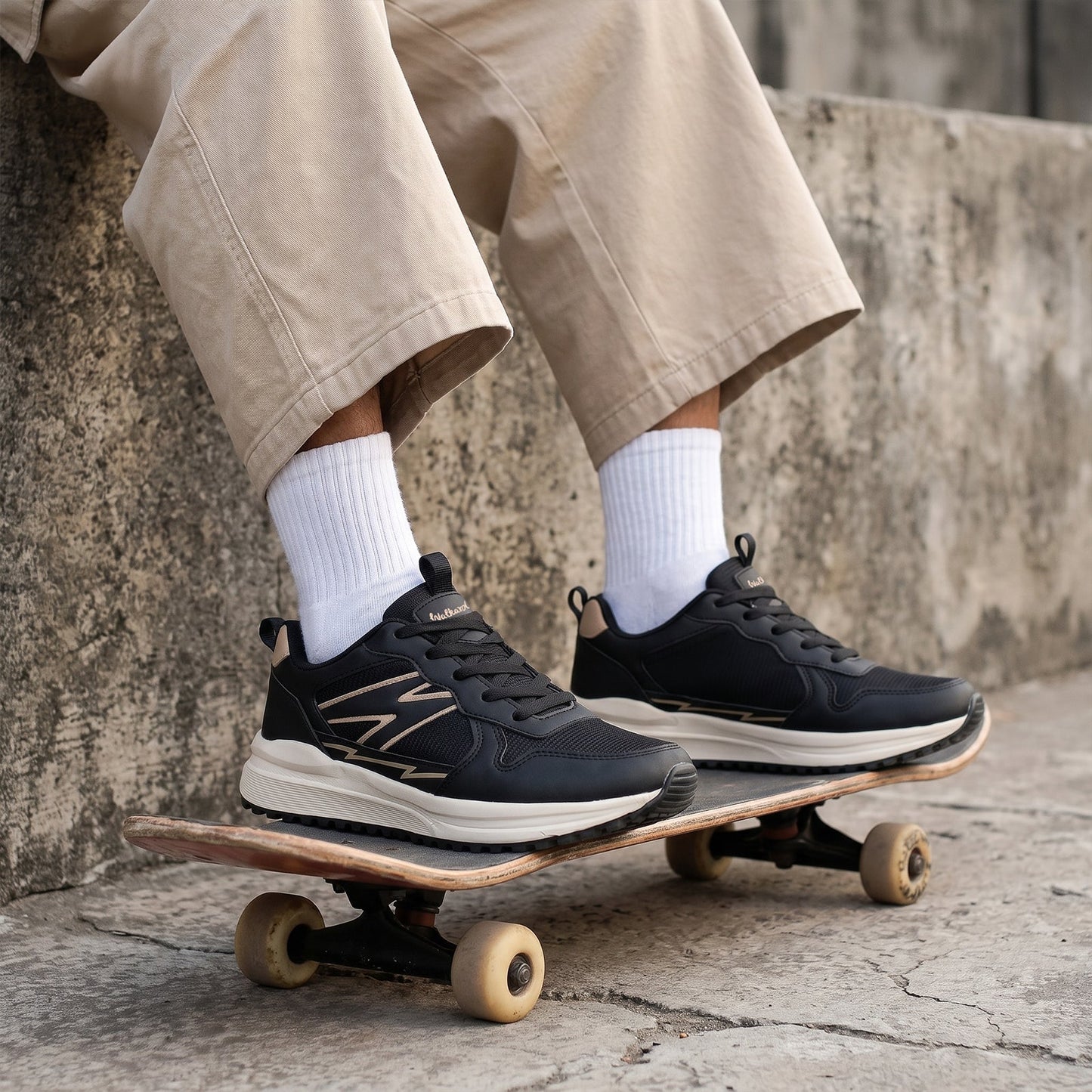 Men's Sports Shoe -ONG97007 Black