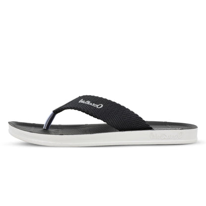 Walkaroo Men Solid Thong Sandals  - WG5002 Black