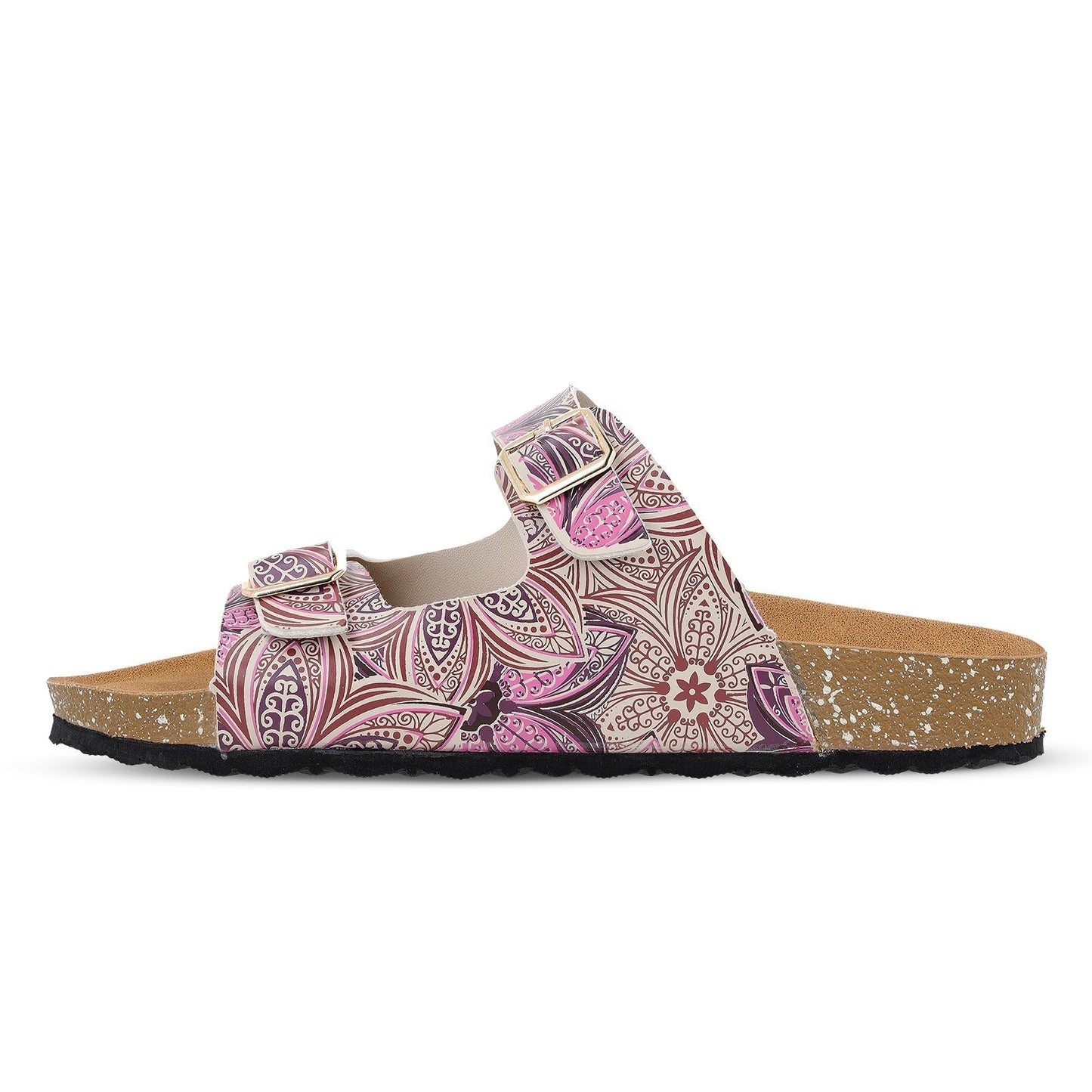 Women's Comfort Sandals - WLE74035 Mauve
