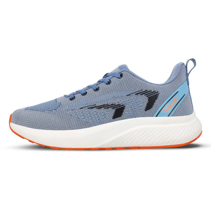 Walkaroo Men Sports Shoe - WS9118 Steel Blue - Walkaroo Footwear