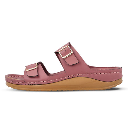 Women's Daily Wear Comfort Sandals  - WLP74021 Dusty Rose