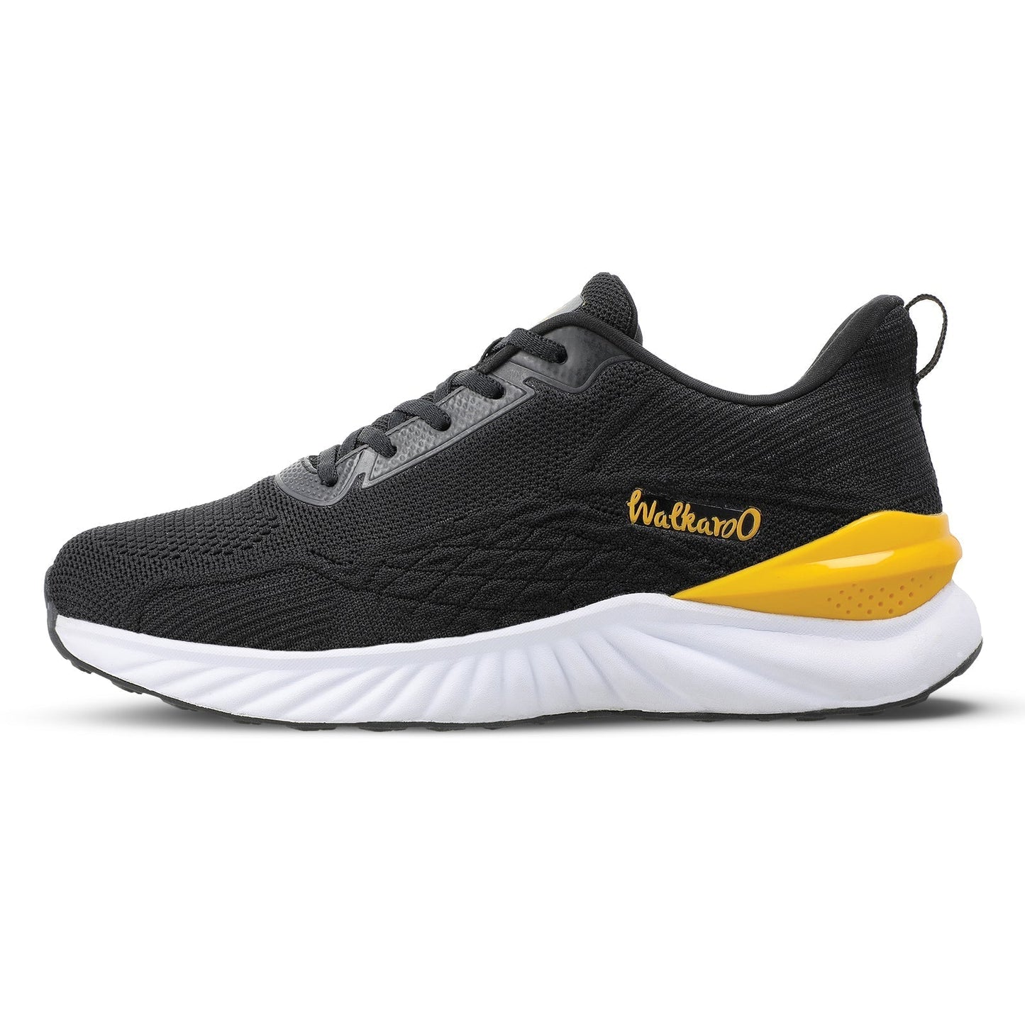 Walkaroo Running Shoes for Men - WS9088 Black Gold - Walkaroo Footwear