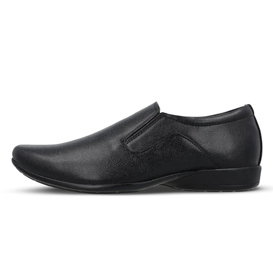 Toes&Togitoes Men Loafer Formal Shoes - 17102 Black - Walkaroo Footwear