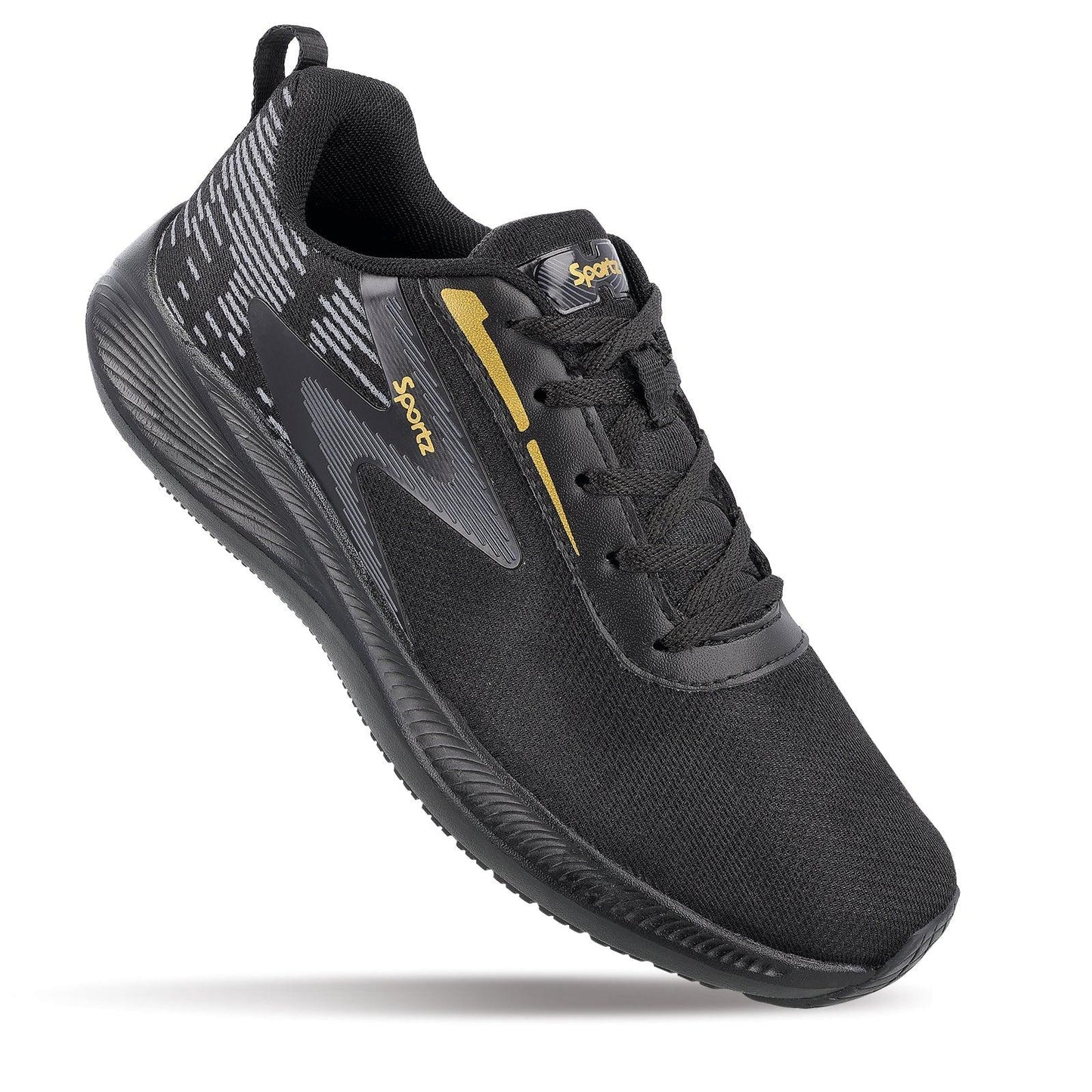 Stylex Men's Lace-up Sports Shoes - WS9611 Black